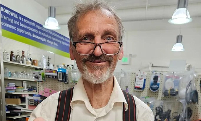 Ned Pearce is losing his job at the Evergreen Goodwill store in Seattle's South Lake Union neighborhood