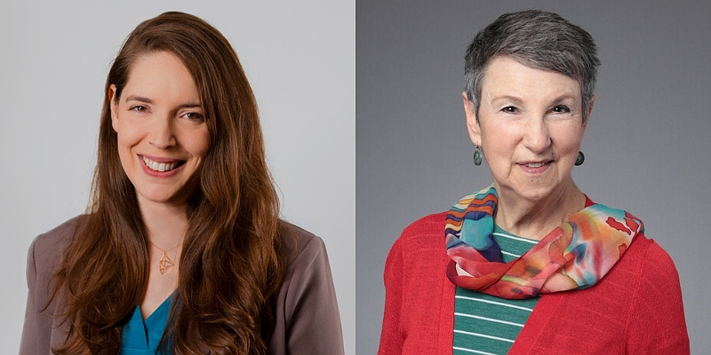 (left) Allison Fine, founder and Executive Director of the Center for Chronic Illness. (right) Rebecca Crichton, Executive Director of the Northwest Center for Creative Aging