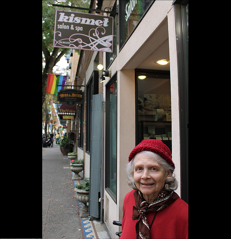 Capitol Hill resident and abstract painter, 86-year-old Elinore Bucholtz. Photo by Todd Matthews