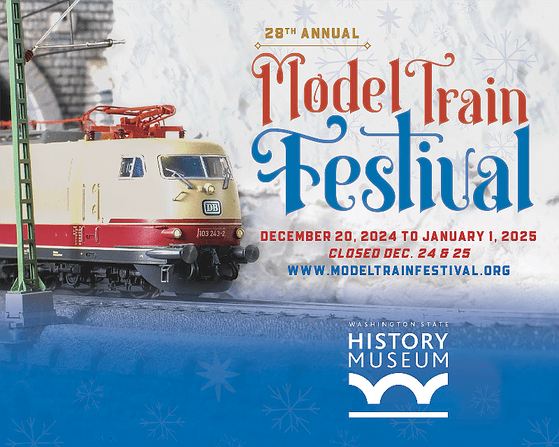 The Model Train Festival runs December 20 through January 1 at the Washington State History Museum in Tacoma