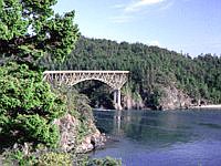 Deception Pass is the site of a summer concert series featuring American Roots Music. Photo courtesy Washington State Parks