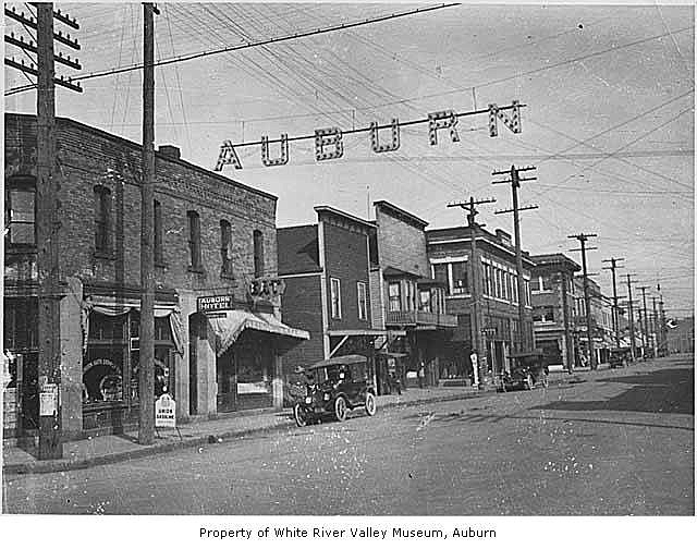 Auburn has changed a lot since this photo was taken in 1920, but Lee (volunteer driver) and Marie & Roy (clients of the Volunteer Transportation program) can attest that it still has a "small town" feel at times!