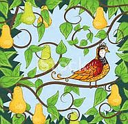 What new bird is in the pear tree?