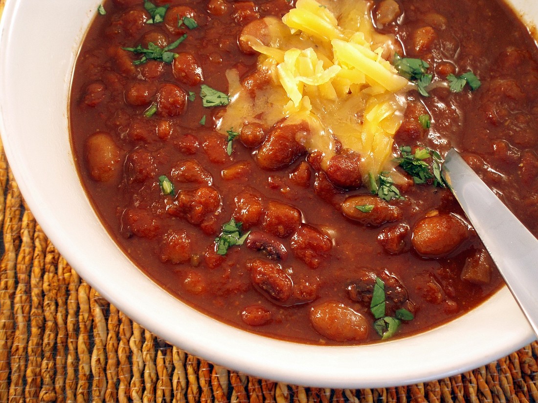 Make this vegetarian chili once and and a single person can eat for three days.