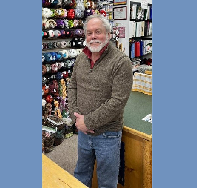 H. Morgan Hicks is the owner of All Points Yarn shop in Des Moines, Washington